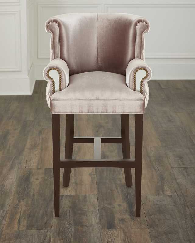 Eva Mirror Trim Counter Stool - 27"